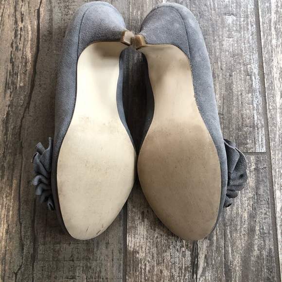 Steve Madden Preti grey suede leather heels size 6 - Picture 6 of 8